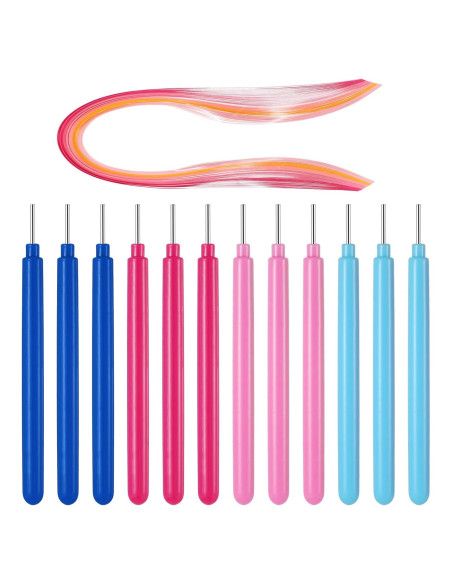 Juego de Herramientas de Quilling Tweruna 12 Piezas con Papel