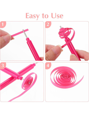 Juego de Herramientas de Quilling Tweruna 12 Piezas con Papel