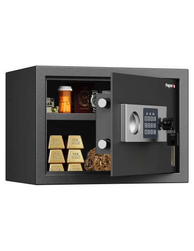 Caja Fuerte Digital Paporia 0.66 Pies Cúbicos con Estante