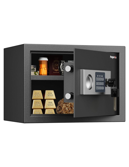 Caja Fuerte Digital Paporia 0.66 Pies Cúbicos con Estante