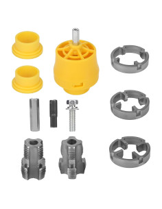 Kit de Roscadora de Tubo de PVC Lasuroa 9 Piezas para Taladro