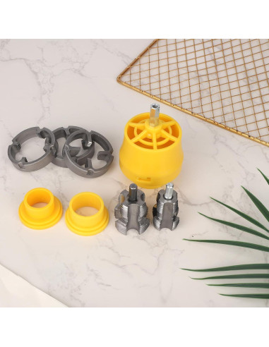 Kit de Roscadora de Tubo de PVC Lasuroa 9 Piezas para Taladro