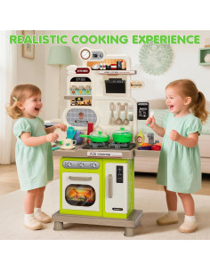 Juego de Cocina Interactivo para Niños Shantou Verde 2