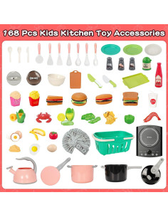 Juego de Cocina Simulada 168 Piezas Shantou Ruipin 2