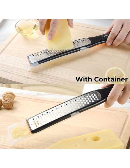 Juego de Rallador Cohesion de Acero Inoxidable - Fino y Grueso