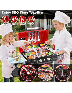 Set de Parrilla BBQ para Niños Shemira con Sonido y Luz 2