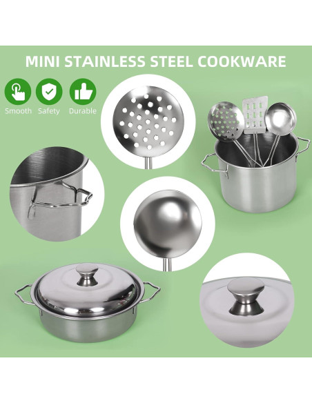 Juego de Cocina para Niños 37 Piezas Shimirth - Utensilios y Accesorios