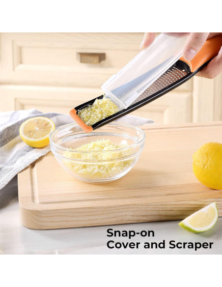 Juego de Rallador Cohesion de Acero Inoxidable - Fino y Grueso