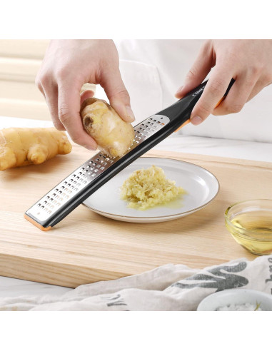 Juego de Rallador Cohesion de Acero Inoxidable - Fino y Grueso