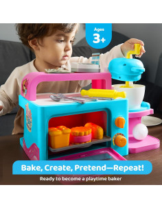 Juego de Panadería JOVA con Horno Luz y Sonido 20 Piezas 2
