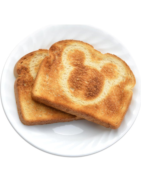 Tostadora Disney Mickey Mouse 2 Rebanadas Select Brands - Rojo/Negro