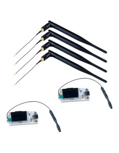 2 Placas LoRa32 V3 915MHz DIYmalls + 4 Antenas 5dBi