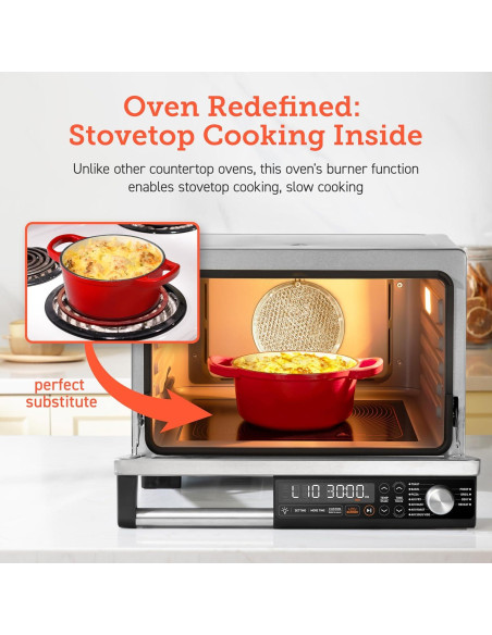 Horno Tostador COSORI 11 en 1 26QT Cerámica Acero Inoxidable