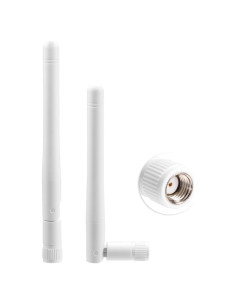 Antena WiFi Externa Bingfu RP-SMA Doble Banda 3dBi 2-Pack
