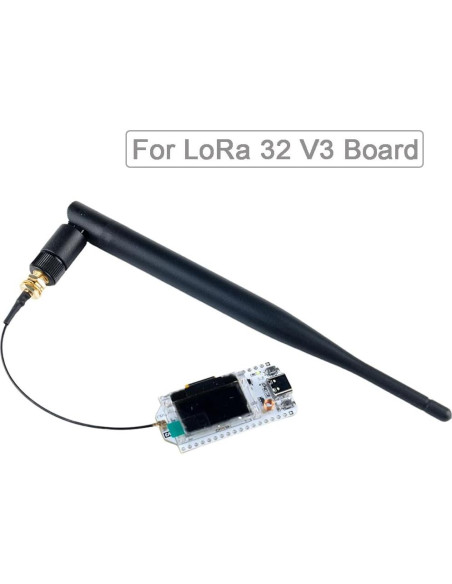 4 Antenas LoRa 915MHz 5dBi DIYmalls con Conector IPEX