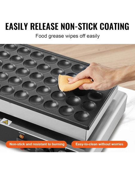 Hacedor de Panqueques Holandeses HappyBuy PC-50 1700W 50PCS