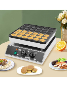 Hacedor de Pancakes Mini Choayun 1000W 36 Agujeros Antiadherente 2