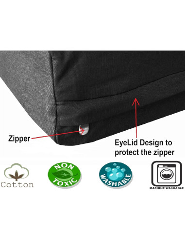 Cama ortopédica para perros Dogbed4less XL 119x73cm viscoelástica