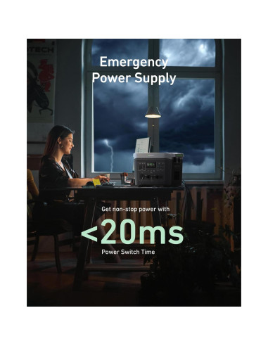 Generador Solar Portátil GROWATT INFINITY 2000 PRO 2400W