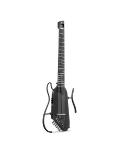 Guitarra Clásica Eléctrica Donner HUSH C Nylon 6 Cuerdas - Negro