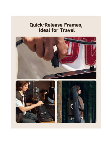 Guitarra Clásica Eléctrica Donner HUSH C Nylon 6 Cuerdas - Negro