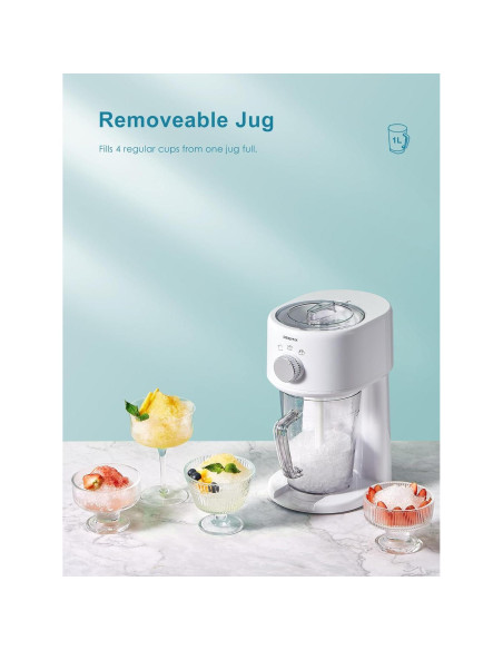 Máquina de Hielo Raspado Eléctrica Reemix 1.56kg Ajustable