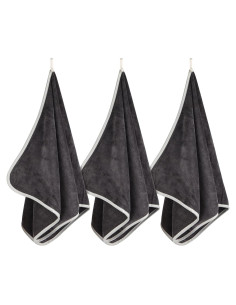 Paquete de 3 Toallas de Gimnasio Hoiny Microfibra 76x36 cm