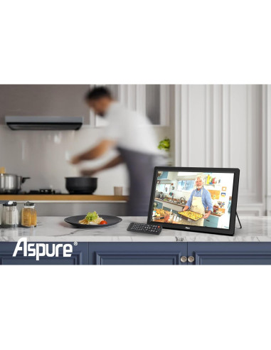 Televisor LED portátil LEADSTAR 14" HD con batería y USB