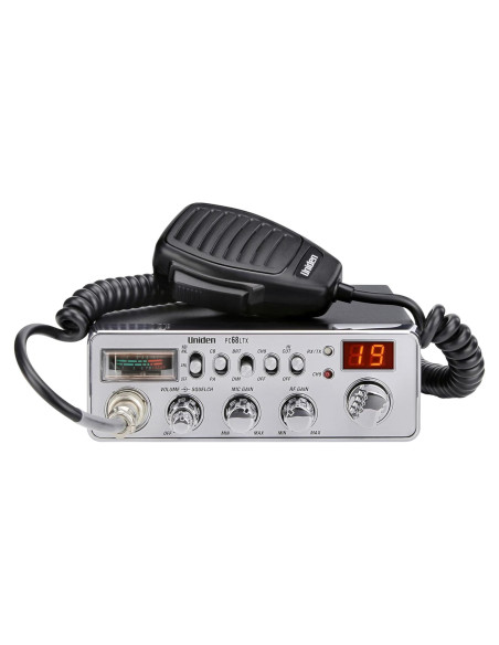 Radio CB Uniden PC68LTX 40 Canales con Control de Ganancia