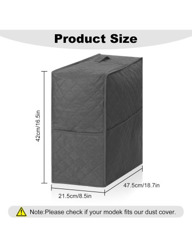 Cubierta para máquina de slushie Ninja 600D impermeable gris