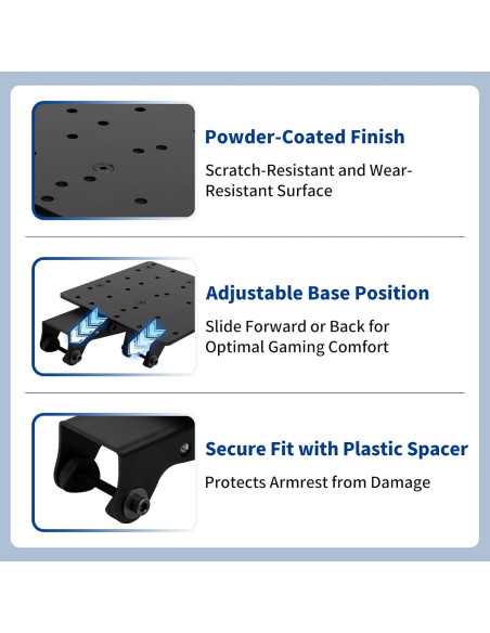Soporte de Cambio y Freno de Mano NYVKBRR - Ajustable para Simuladores