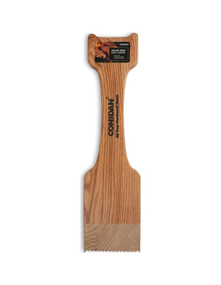 Raspador de Parrilla de Madera CONSDAN 52x13 cm Roble Sólido