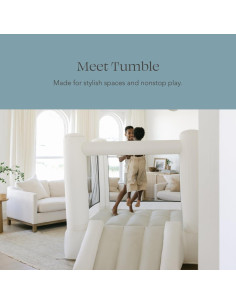 Castillo Inflable Tumble Neutro PLAYSMOL 2.44x2.44m para Niños 2