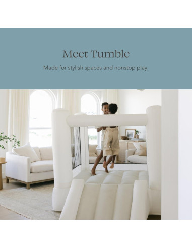 Castillo Inflable Tumble Neutro PLAYSMOL 2.44x2.44m para Niños