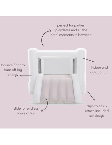 Castillo Inflable Tumble Neutro PLAYSMOL 2.44x2.44m para Niños