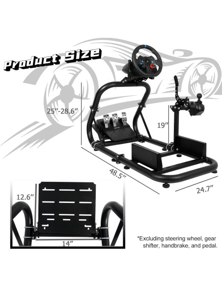 Cockpit Simulador de Carreras Dardoo G920 Compatible Logitech