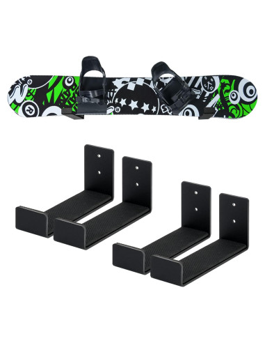 Soporte de Pared para Snowboard Poskad - Aluminio Minimalista