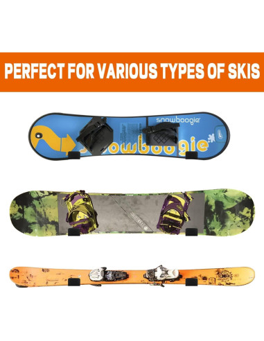 Soporte de Pared para Snowboard Poskad - Aluminio Minimalista