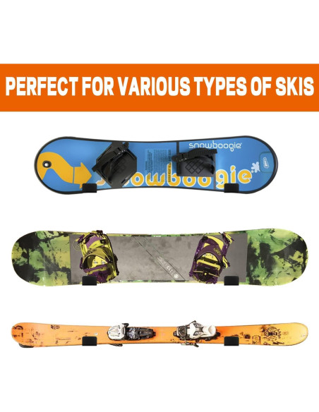 Soporte de Pared para Snowboard Poskad - Aluminio Minimalista