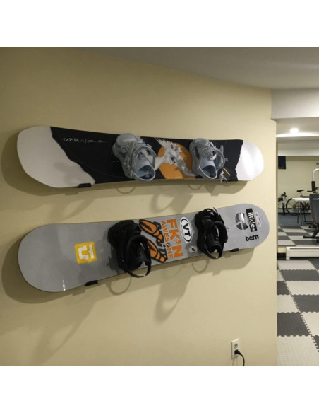 Soporte de Pared para Snowboard Poskad - Aluminio Minimalista