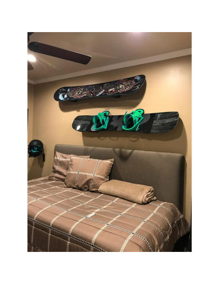 Soporte de Pared para Snowboard Poskad - Aluminio Minimalista