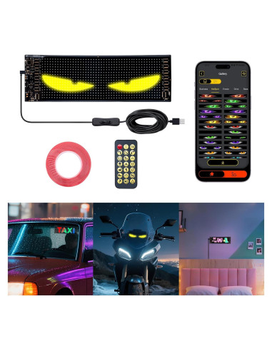 Tiras LED Ojos de Diablo Ligrel 7" x 3" IP68 Control APP