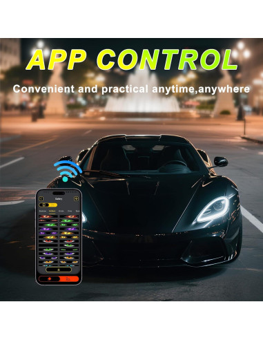 Tiras LED Ojos de Diablo Ligrel 7" x 3" IP68 Control APP