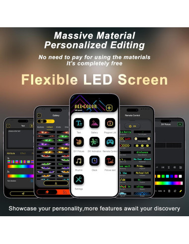 Tiras LED Ojos de Diablo Ligrel 7" x 3" IP68 Control APP