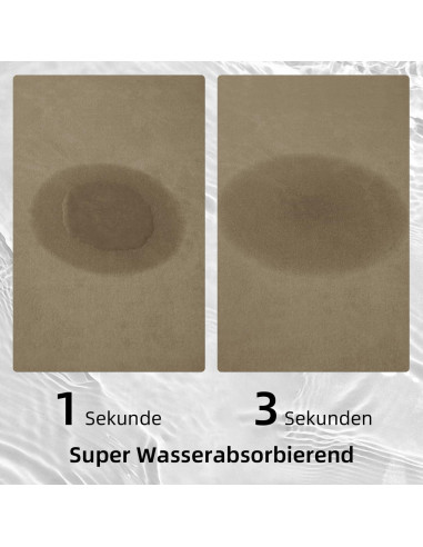 Alfombrilla de Baño Antideslizante Chakme Beige 61x41 cm