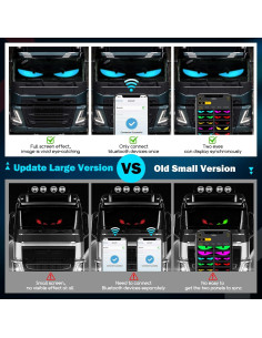 Ojos LED Animados FUNAER para Parabrisas 89.83x19.21cm 2