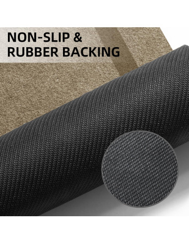 Alfombrilla de Baño Antideslizante Chakme Beige 61x41 cm