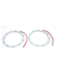 Anillos Ojos de Ángel SMD LED uxcell 100mm Rojo - 2 Piezas