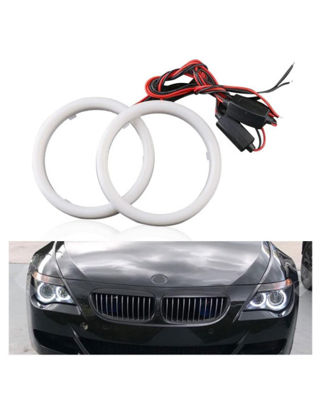 Luz LED Halo Ojos de Ángel 90MM YM E-Bright 8000K 12V 24V