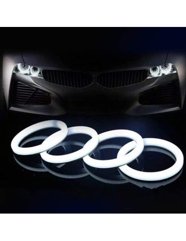 Luz LED Halo Ojos de Ángel 90MM YM E-Bright 8000K 12V 24V